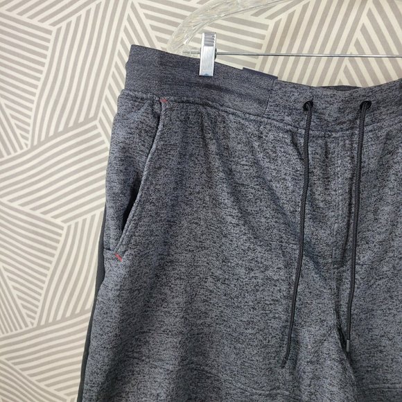 NEW Rugby University Charcoal Gray Athletic Shorts Size 3X 10" Knee Length NWT - Picture 2 of 5